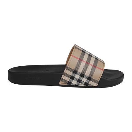 Burberry, Furley Slides Beżowy, Mężczyzna, Rozmiar: 44 EU