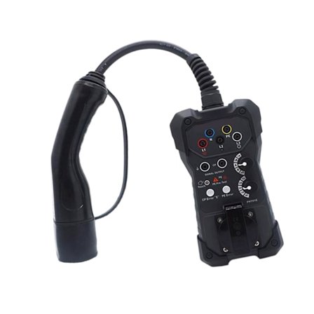 Yleiskäyttöinen sähköauton latausaseman testaajan sovitin useille automalleille, kevyt