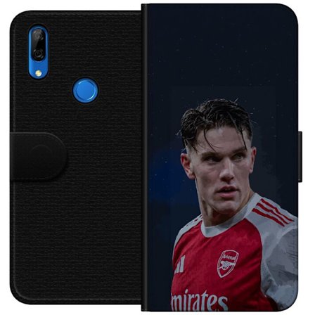 Kompatibelt Lommeboketui til Huawei P Smart Z Pastellregnbue med hvite stjerner og myk fargeovergang i drømmende himmeldesign