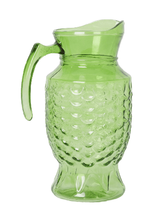 Åhléns Home Kanna i glas MARE 1,75 L Serveringstillbehör Grön ONESIZE