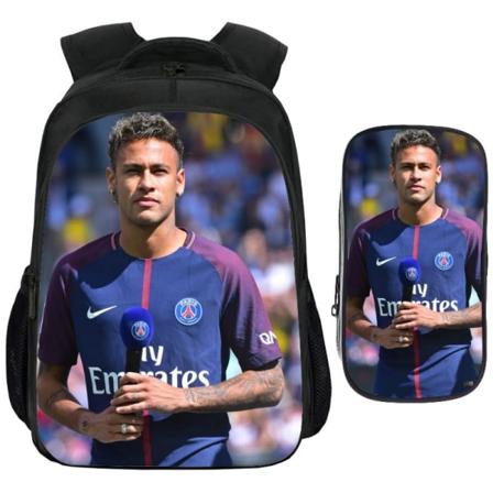 Neymar fotboll set skolväska (skolväska + case) black 41CM