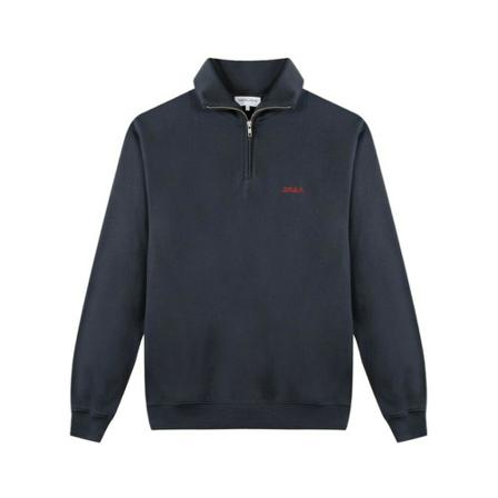 Maison Labiche, Sweatshirt with embroidered lettering Placide love Blauw, Dames, Maat:S