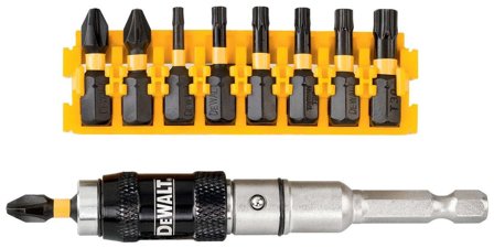 Dewalt DT70578T-QZ Torsionbitssats 10 delar, Borra & mejsla