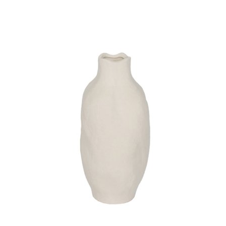 Keraaminen maljakko 16x16x32cm – Valkoinen
