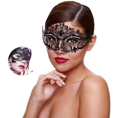Dammaskeradmask Med Resårband