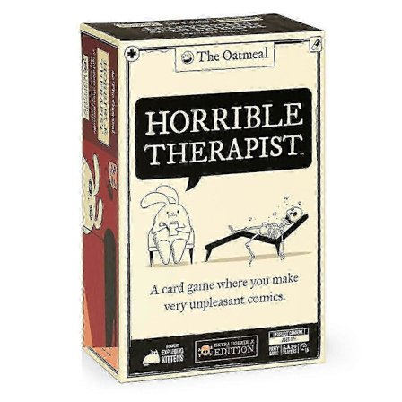 2025 Horrible Therapist Extra Horrible Edition, Morsomt kortspill for voksne, Ny oppdatert versjon