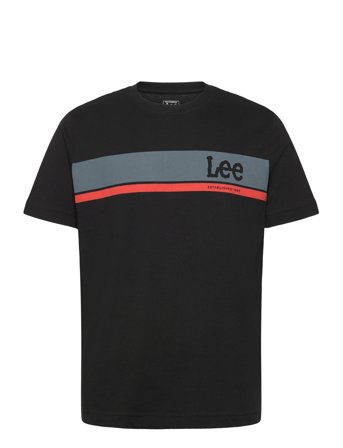 Regular Logo Tee Black Lee Jeans
