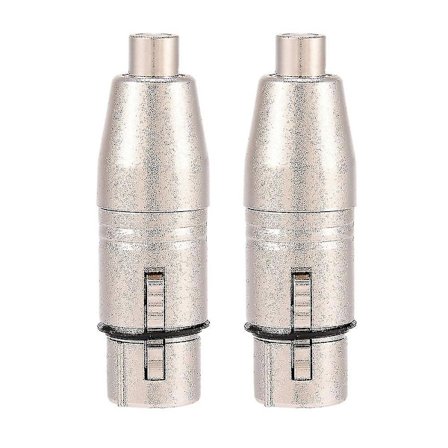 XLR 3-polet Hun til RCA Hun Mikrofon Stik