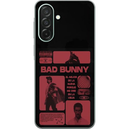 Kompatibelt Mobildeksel til Samsung Galaxy A26 Bad Bunny NFL-inspirert skjoldlogo med amerikansk fotball og stjerner