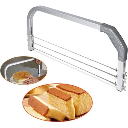 Kage Sav, 3 Justerbare Savblade, Løsningen for Begyndere til at Lykkes med Deres Snit, men vil også Glæde Konditorer.