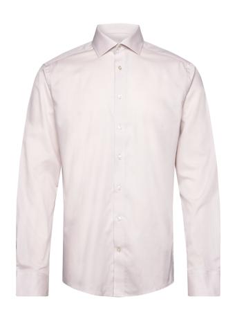 Bs Kurt Slim Fit Shirt Beige Bruun & Stengade