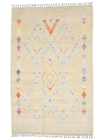 Annodato A Mano Berber Style Tappeto 182X282 Di Lana