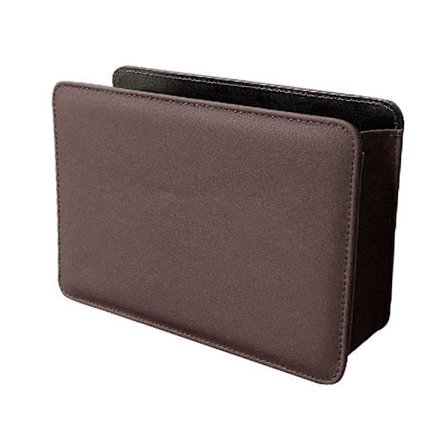 Bil Papperskorg Bil Soptunna Bärbar Bil Förvaringslåda för Lastbilar Bilar Suvar Ljusbrun