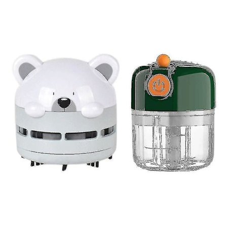 Bilstøvsuger Håndholdt USB Oppladbar Grå