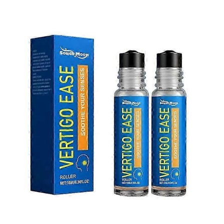 1-5x Vertigo Ease Roller 10ml Örtessens Roll-On för Yrsel Lindring Portabel Eterisk Olja