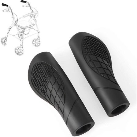 2 st Rollator Handtag, Universella Rollator Handtagsskydd Halkfria Komfort (FMY)