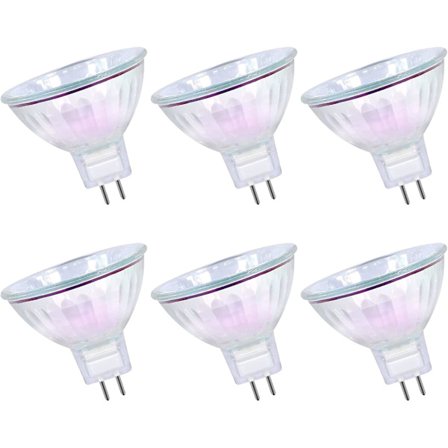 Halogeenilamppu 35w Gu5.3 2-nastainen kanta, 12v 2700k lämmin valkoinen spottivalo 36 asteen sädekulma 4000 tunnin käyttöikä himmennettävä 