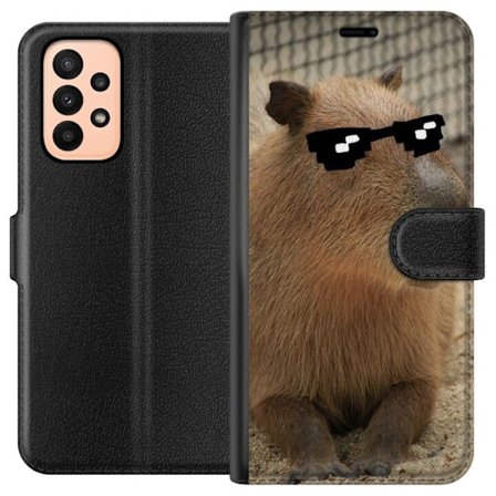 Kompatibelt Plånboksfodral till Samsung Samsung Galaxy A23 Capybara