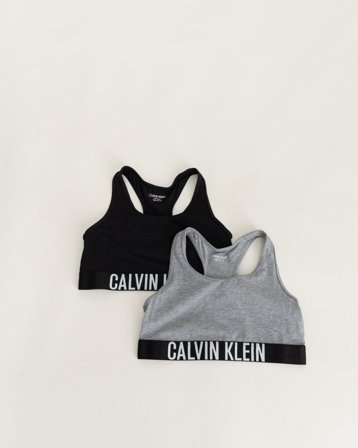 Calvin Klein 2PK BRALETTE Czarny Bielizna Dziewczynki - Kids Brand Store