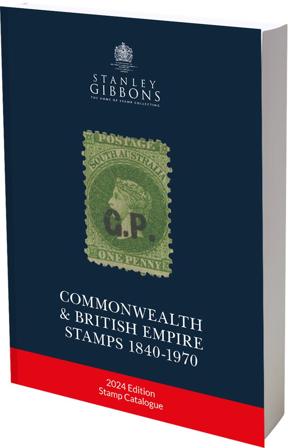 Stanley Gibbons - Commonwealth & Britiske Rige 2024 (1840-1970) - Frimærkekatalog