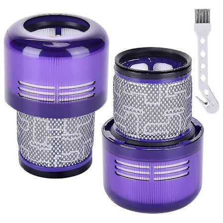 2pack filter för Dyson V11 V15 Sv14 Sv22 Tvättbart utbytesfilter