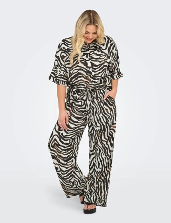 ONLY Carmakoma Carberte Pants Aop - Multi/patterned - 46