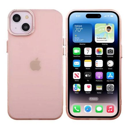iPhone 14 Plus Mobilskal - Frostat Rosa