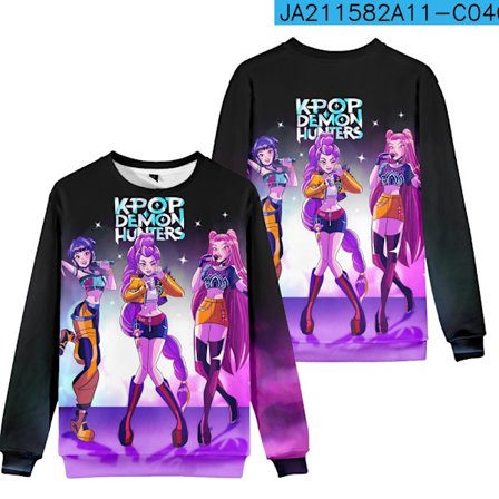 Kpop Demon Hunters Lasten Collegepaita Musta XXS