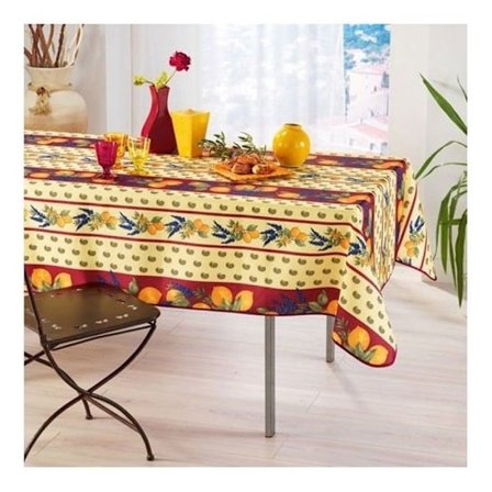Provence-tyynyt - PROMO LINGE - Polyesteri - 240 x 150 cm - punainen