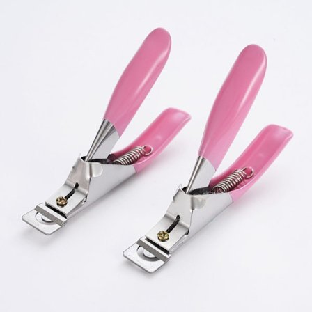 2 False Nails Tång Akryl Nagelklippare Nagelklippare i rostfritt stål Anti-rost Akryl Nagelklippare Skärverktyg
