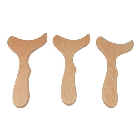 3 kpl puinen Gua Sha -työkalu Selän hierontataulu Sopii Cel