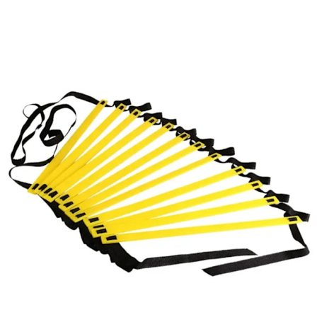 Sport Agility Stige Fodbold Justerbart Nylonbånd Hoppetrin Hastighed Kondition Kropskoordination Opvarmning Træningsværktøj-FF-