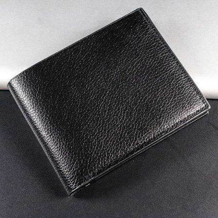 Genuine Leather Wallet for Men Black