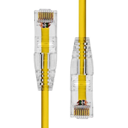 ProXtend Ultra Slim - koblingskabel - 3 m - gul