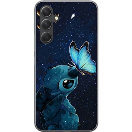 Kompatibelt Mobildeksel til Samsung Galaxy A55 Stitch sommerfugl