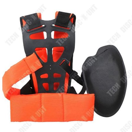 TD Skulderrem til plæneklipper med polstring og værktøjslomme, justerbar rem til professionel plæneklipper