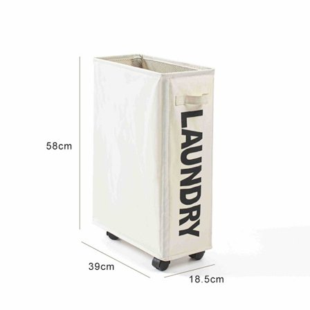 Tvättkorg Smutsiga kläder Korg BEIGE