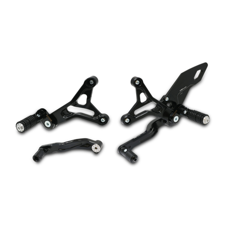 Fußrastenanlage Beifahrer Einstellbar CNC Racing Hypermotard 821/939 - MV Agusta Dragster 800 Rosso 2020-2021