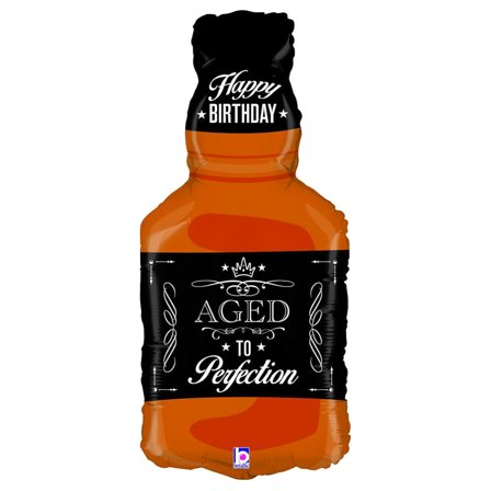Folioilmapallo Viskipullo Happy Birthday