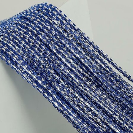 1 st pärlhänge gardin snöre fönster gardin tofs flygande garn panel (RoyalBlue 100200cm)