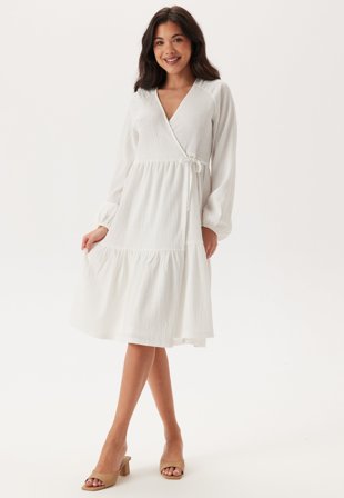 Happy Holly - Jersey Structure Wrap Dress - 52/54