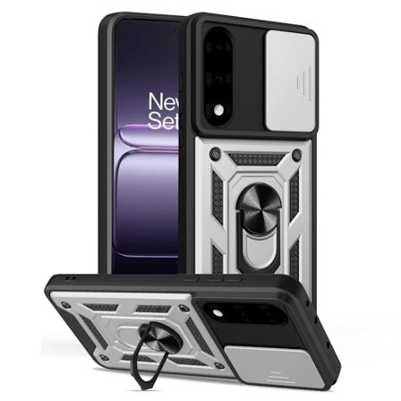 OnePlus Nord 5 5G Case with Stand - Silver