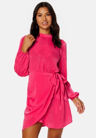 ONLY Mille L/S Wrap Dress Love Potion Klær
