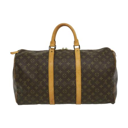 Louis Vuitton Vintage, Pre-owned Keepall 50 Bag Bruin, Dames, Maat:ONE Size