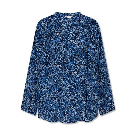 Michael Kors, Floral top Blauw, Dames, Maat:L,Katoen