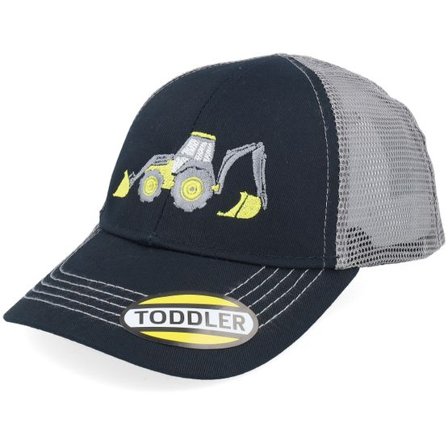 John Deere - Svart trucker Keps - Kids Mesh Back Tractor Emb. Black/Grey Trucker @ Hatstore