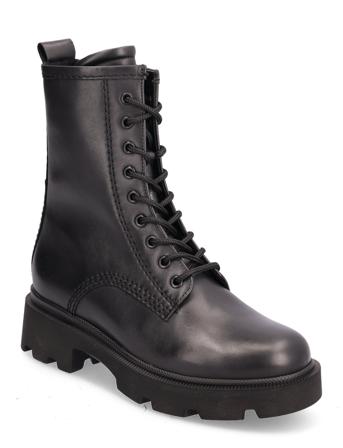 Laced Ankle Boot Shoes Boots Ankle Boots Laced Boots Svart Gabor*Betinget Tilbud