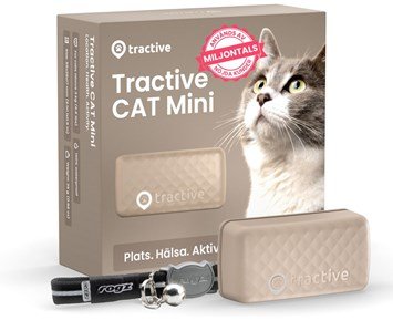Tractive-Tractive GPS CAT Mini - Brown-GPS-halsbånd med helsesporing for katt -Smart home-Petcare