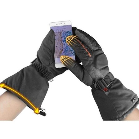 Evago USB-Lataus Talvi Älykäs Lämpötilan Säädin Lämmitetyt Hanskat Käden Takaosan Lämmityksellä Kosketusnäyttö Hanskat M