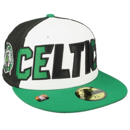 New Era - NBA Grön fitted Keps - Boston Celtics 59FIFTY NBA 23 Back Half White/Black/Green Fitted @ Hatstore